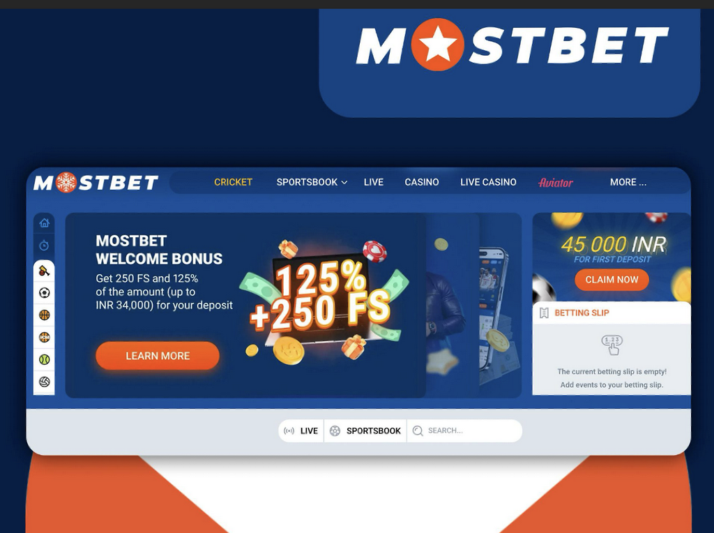 Download and install the Mostbet app
