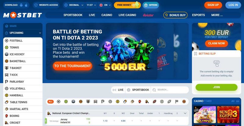 Casino Gamings in Mostbet