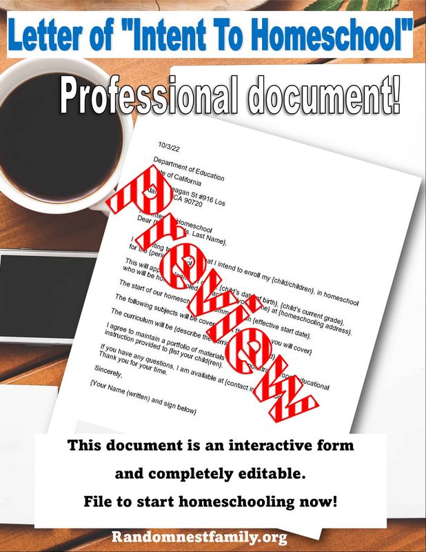 Homeschool Letter of Intent - Every Little Thing You Required to Know
