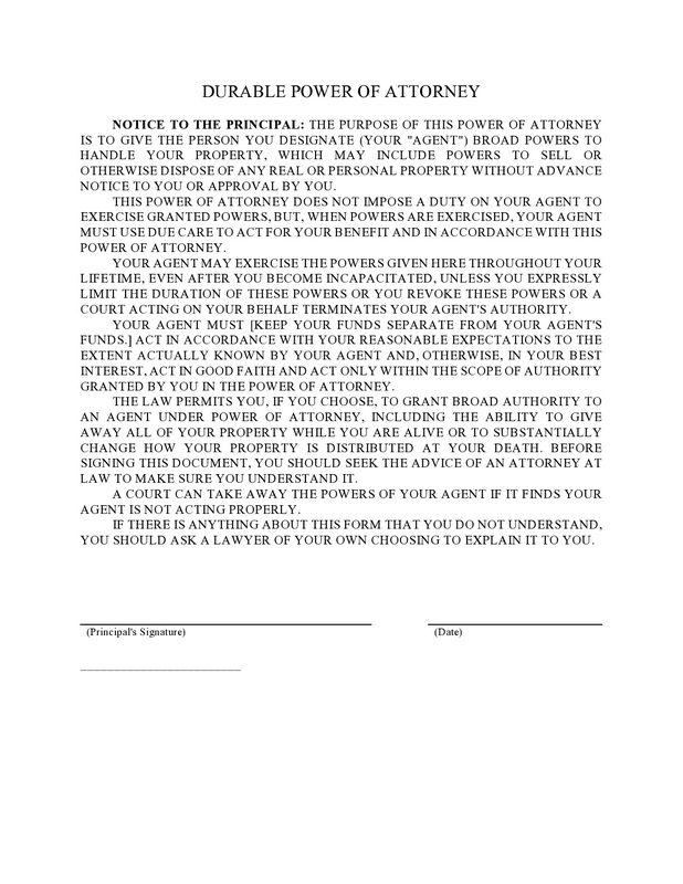 Power of Attorney for a Youngster