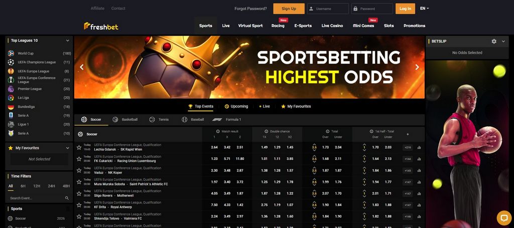 Freshbet Casino en ligne et paris sportifs - Site officiel Freshbet