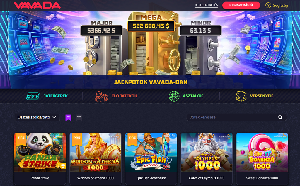 Игры на сайте казино Vavada - коллекция из более чем 5000 видеоигр!